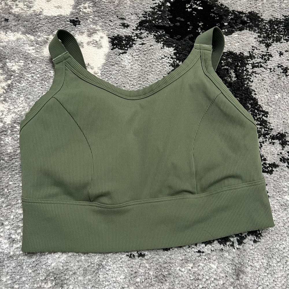 Aerie Olive Sport Bra